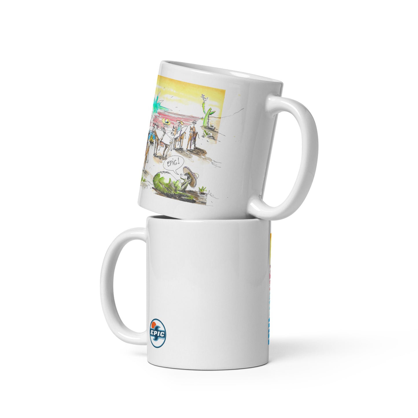 Epic Adventure - Eva Collection - White Glossy Mug