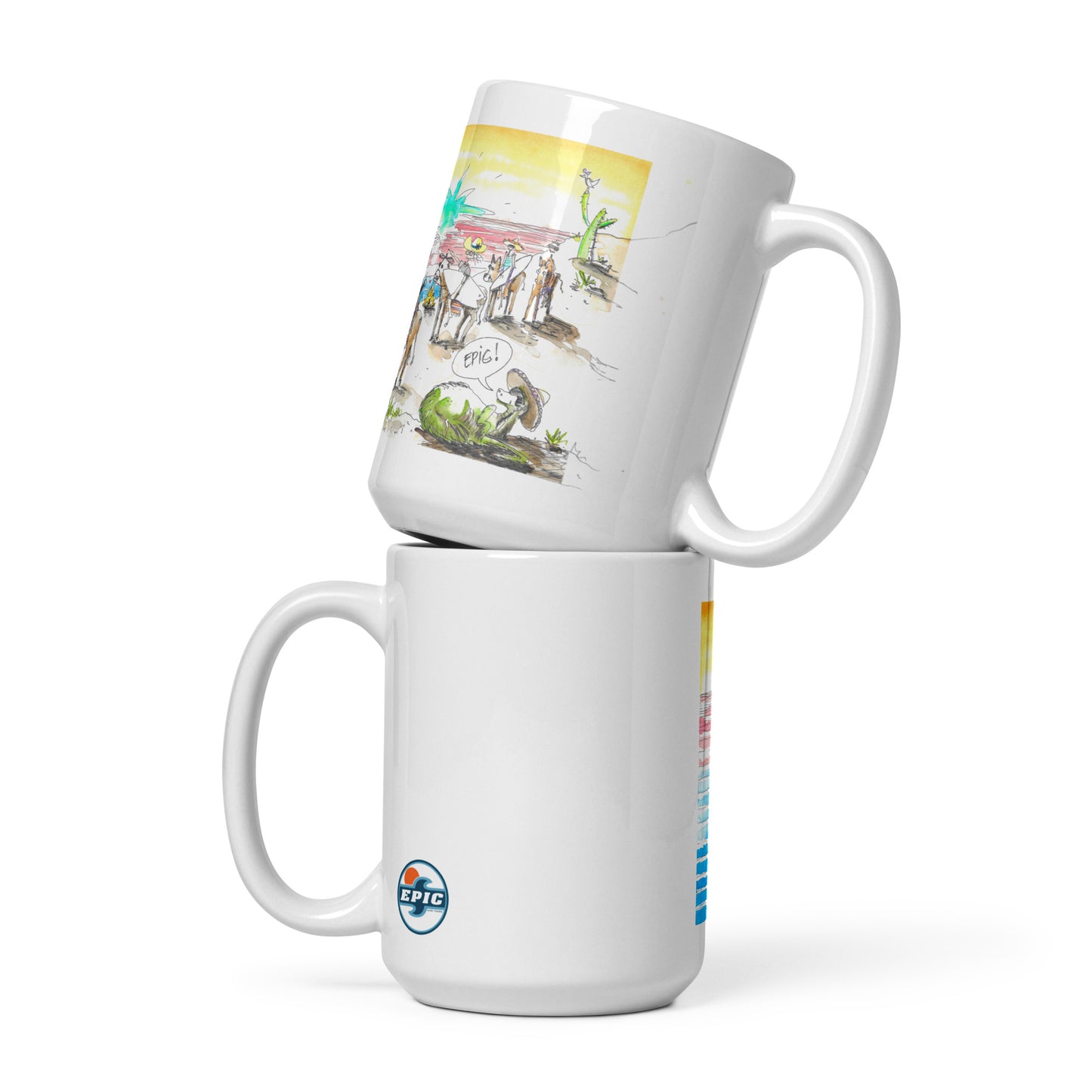 Epic Adventure - Eva Collection - White Glossy Mug